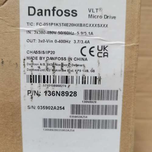 适用变频器136N8928变频器FC-051P1K5T4E议价