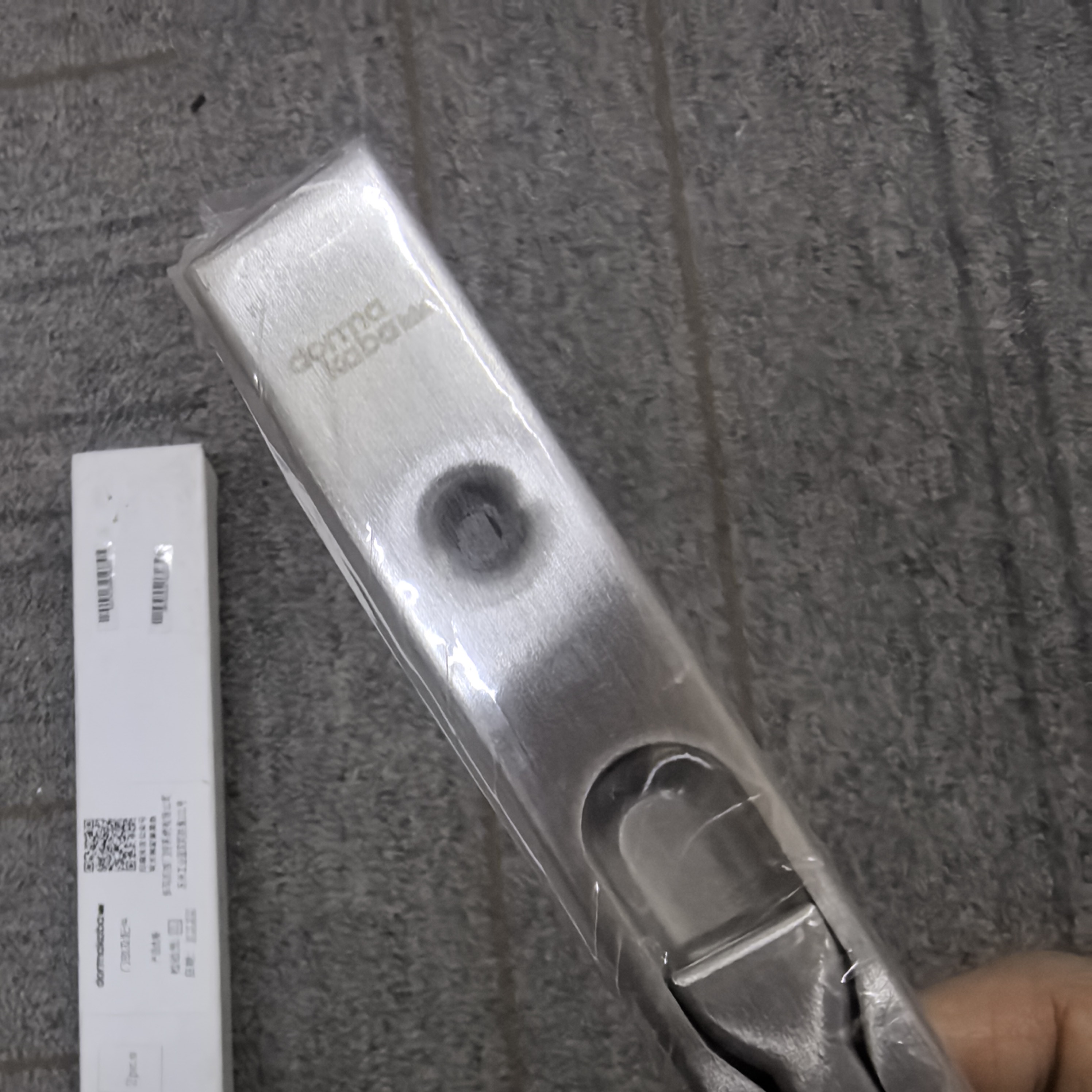 多玛凯拔木门手动暗插销TZF8020 8030 钢质门手动插销TZF8040