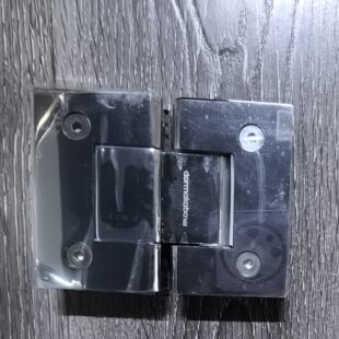 多玛凯拔180度不锈钢浴室夹玻璃门合页夹淋浴房门折页镜面亮光