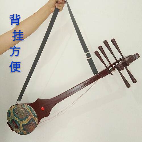 木制龙头琴道具舞台表演乐器摆件