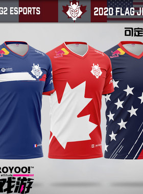 G2战队服CSGO短袖major衣服kennys可定制ID波兰法国美国加拿大款