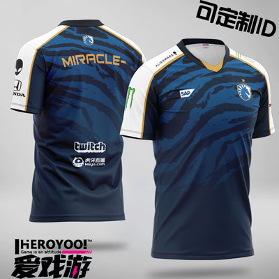 id衣服短袖dota2电竞服战队服