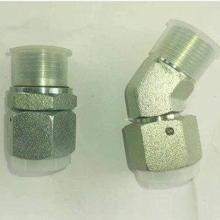 挖机配件三一55 60 65 75 破碎锤液压油管接头炮机原车截止阀弯管