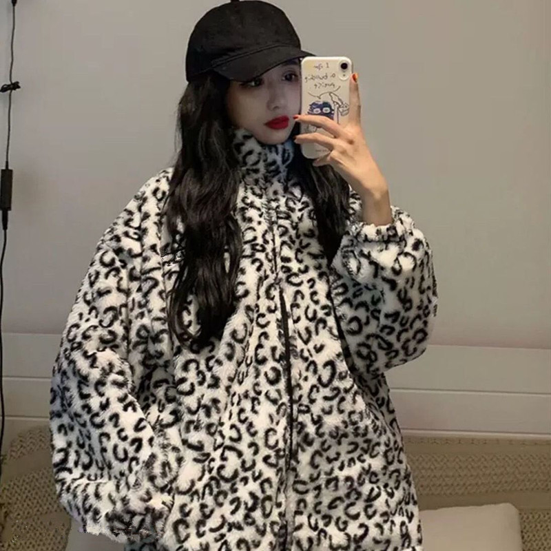 加厚保暖獭兔毛仿皮草休闲宽松