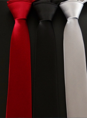 新款正品ck领带真丝男士韩版时尚英伦5CM 学生休闲窄领带潮礼盒装