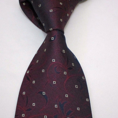 新款经典酒红色9CM宽正装商务立体纳米防水桑蚕丝真丝领带礼盒装