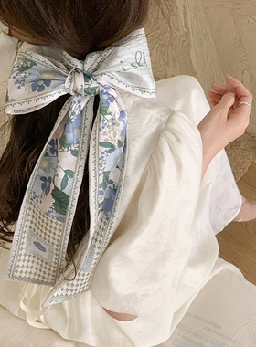 Date35th~琳琅诗~文艺丝巾小长条女发带绑包包丝带窄飘带衬衫领巾