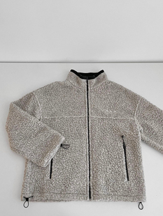 韩国同款  monoha1112001  羊毛90%休闲风立领拉链款毛呢外套