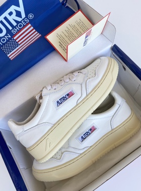 韩国韩代AUTRY fever博主同款超火复古百搭板鞋小白鞋休闲鞋牛皮