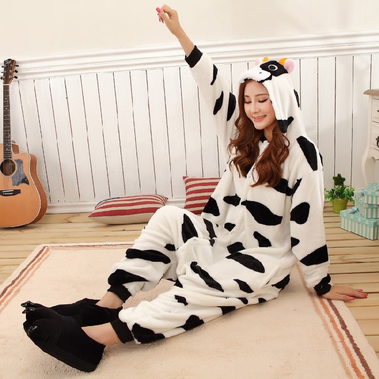 奶牛儿童表演服 儿童奶牛卡通动物如厕连体亲子舞台剧表演出服装