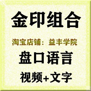 翁富 金印组合 盘口语言视频教程+全套技术资料