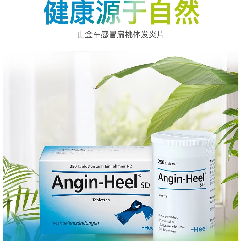 德国HEEL感冒咳嗽咽痛扁桃体发炎发热嗓子咽喉疼痛抗病毒感染