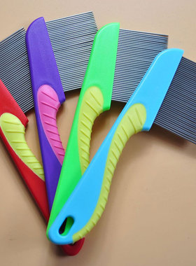 猫咪狗狗梳子细齿加密不锈钢针除跳蚤梳子排梳泰迪金毛通用多款