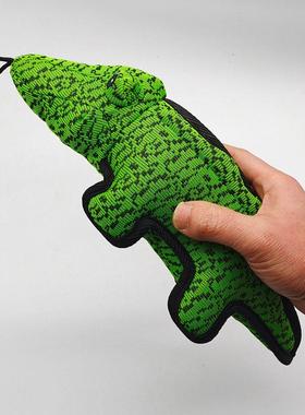 宠物玩具耐咬大型犬磨牙洁齿响纸逗狗仿真鳄鱼公仔加厚自嗨解闷