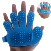 宠物猫咪狗狗洗澡按摩刷五指手套ABS材质背后搭扣方便穿着稳固