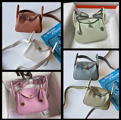 裴格H家全手缝Lindy琳迪包空姐包铂金包原版TC牛皮mini女包