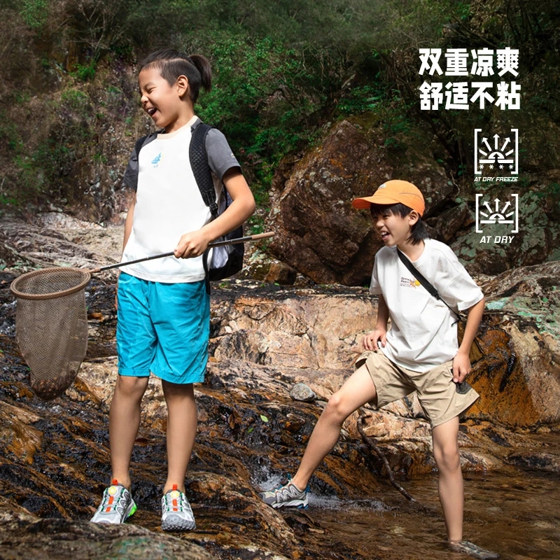 李宁圆领运动短袖吸湿排汗T恤