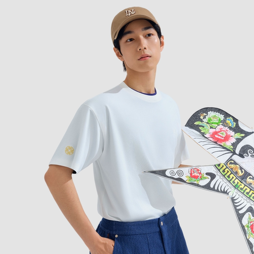 李宁男子2026夏季新品中国文化运动休闲短袖T恤AHSW791