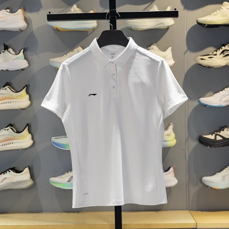 正品李宁短袖POLO衫女子2026夏季新品团购速干凉爽运动T恤APLW242
