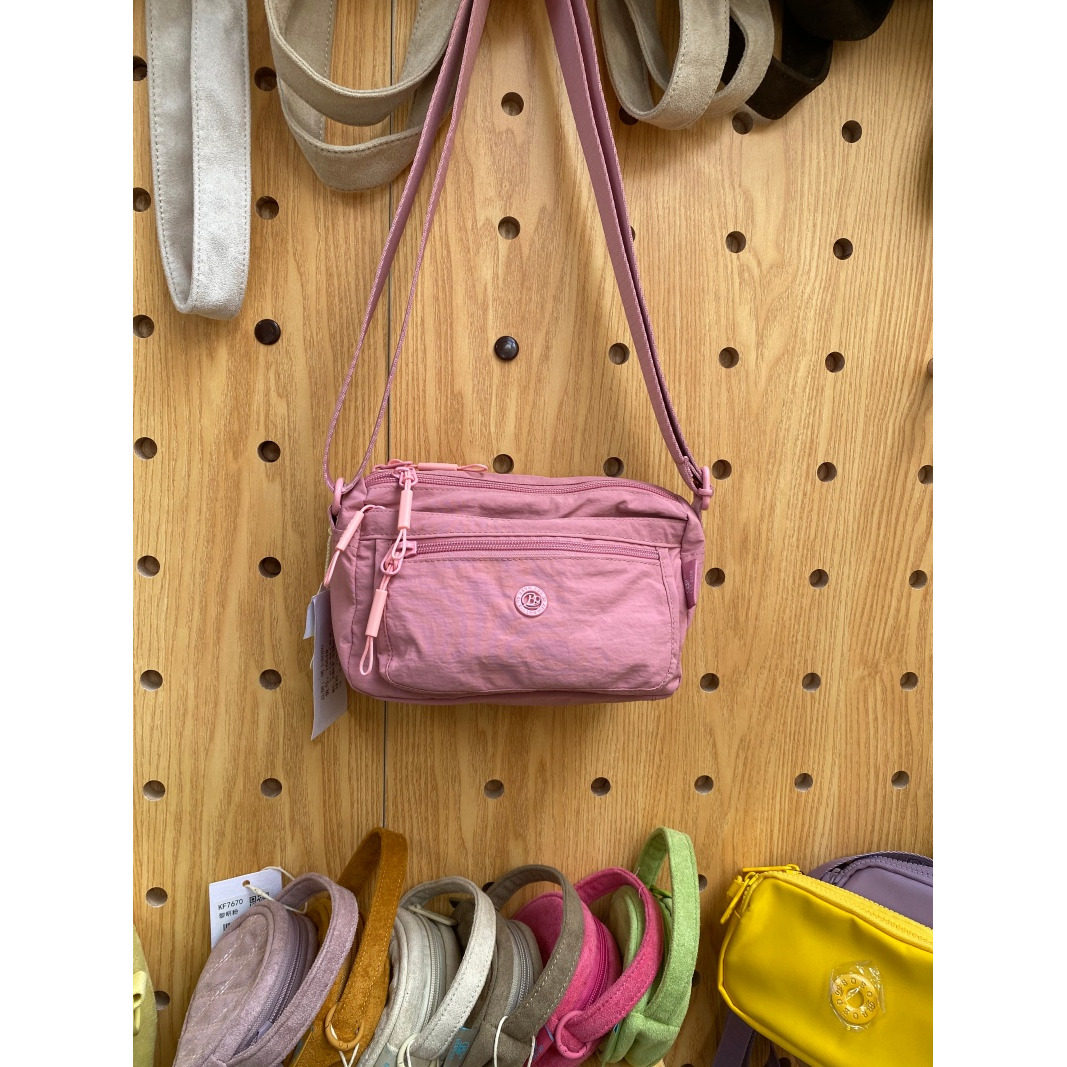 博卜三代泡芙时尚单肩斜挎包户外休闲旅行布包小方包女轻便可水洗