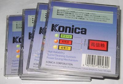 未拆封 1片装 电脑软磁盘 电脑软盘 konica 1.44MB 2HD  3.5寸