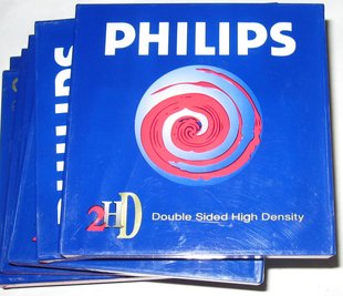 philips 3.5寸 电脑软磁盘 未拆封 电脑软盘 2HD 1片装 1.44MB