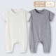 哈衣满月宝宝爬爬服夏季 薄款 空调服 连体衣婴儿短袖 初生儿衣服长裤