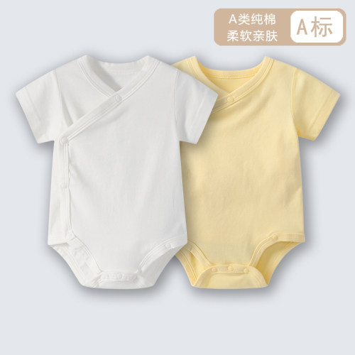 婴儿纯棉夏季薄款包屁衣空调服