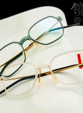 MarkusT近视镜架P1014镜盈眼镜德国轻薄男女时尚多边形纯钛镜框