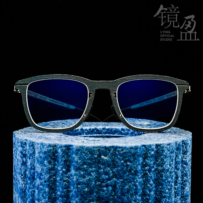 HAPTER近视镜架PL03镜盈眼镜意大利手造男士前卫方框个性工业风