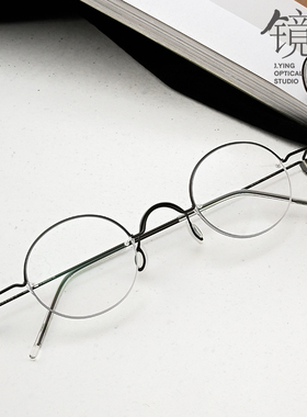 MarkusT近视镜架D2010镜盈眼镜德国简约纯钛圆框轻薄男女复古镜框