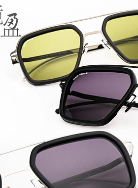 MYKITA+OAMC联名墨镜RAT镜盈眼镜个性时尚双梁方框轻薄简约太阳镜