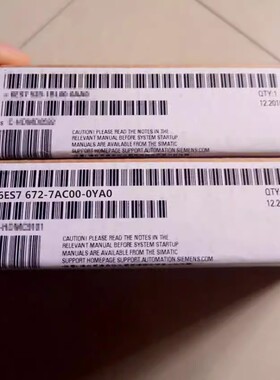 西门子原装S7-1500控制器软件 CPU 全新1507S 6ES7672-7AC00-0YA0