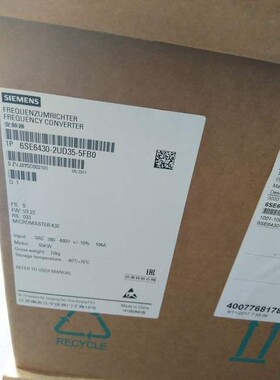 全新6SE64302UD355FB0 正品430 55KW变频器6SE6430-2UD35-5FB0