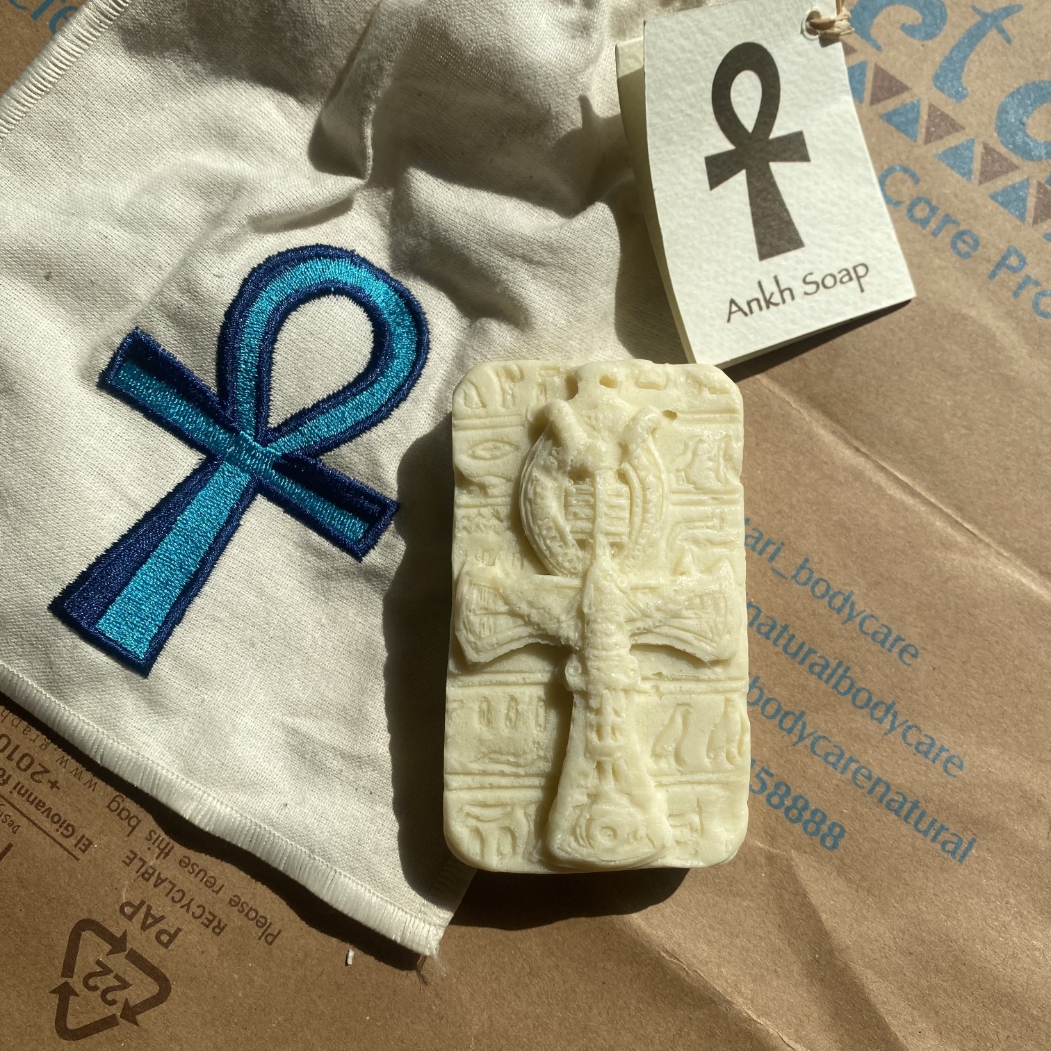 埃及橄榄油手工皂刺绣包装