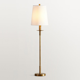 美式 台灯客厅卧室书房设计师创意简约中古复古床头灯设计师创意