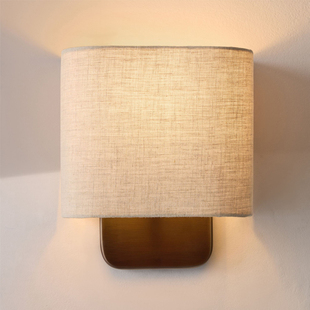 美式 复古壁灯卧室床头灯客厅书房创意简约设计师家用过道灯具