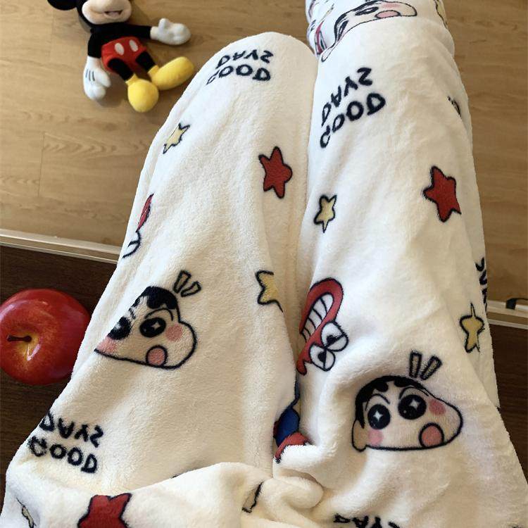 日系卡通保暖睡裤女冬季法兰绒可爱休闲加厚绒裤春秋款学生家居裤,女士内衣/男士内衣/家居服,睡裤/家居裤,淘宝优惠券,粉丝福利购,淘宝优惠卷