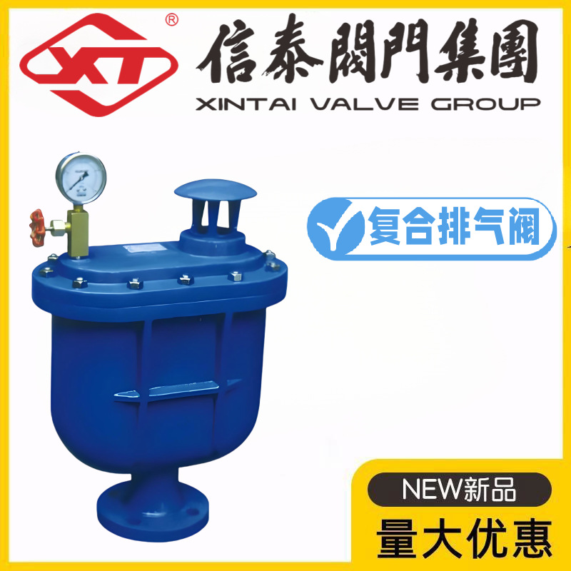 XT信泰阀门集团CARX-10/16球墨铸铁法兰污水复合式快速排气放气阀
