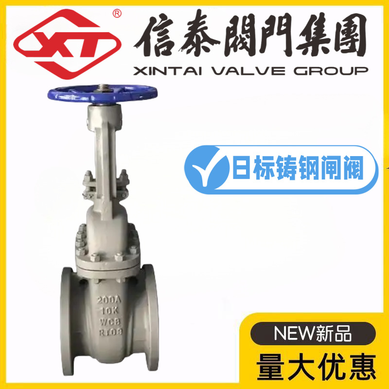 XT信泰阀门集团日标铸钢法兰闸阀Z41H-10/16/20/30/40KC高温蒸汽