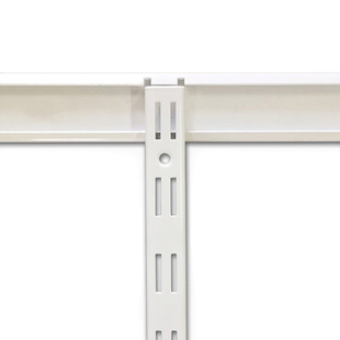 美达斯金属衣柜定制衣帽间配件竖轨加厚AA柱双槽轨 衣帽间竖轨