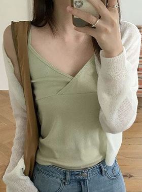 六0903韩国正品10485 背心区个性甜美街舞秋夏魅力韩版洋气可爱