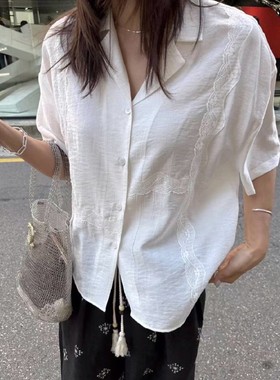九0803韩国东大门衬衫-区DeVENTI-8603000直邮洋气甜美百搭秋夏