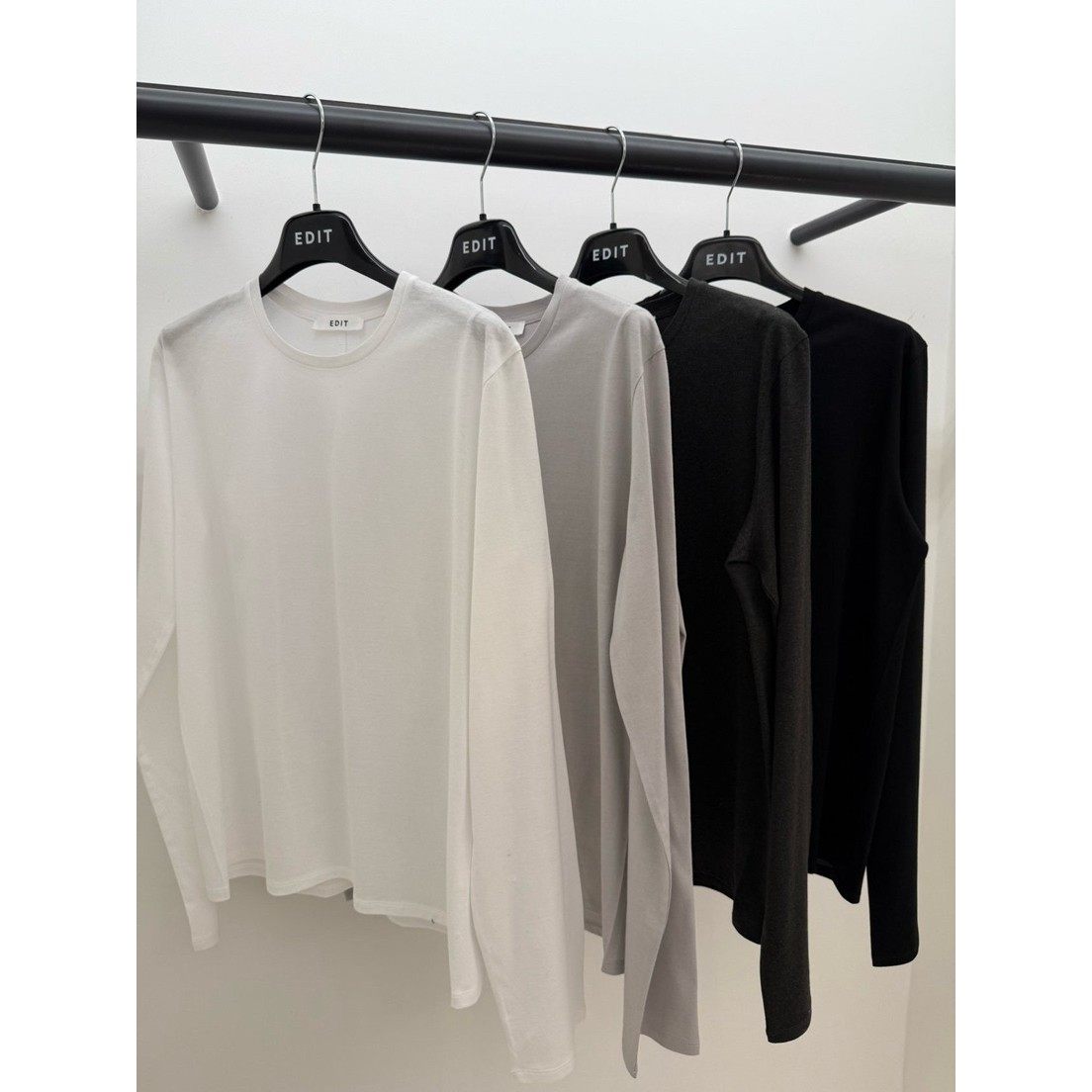 八1221韩国东大门上衣长袖T恤热销区4548477纯色别致正品风格冬款