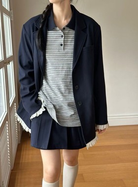 九0921韩国东大门西服区Flat_OGI-8649264学院通勤档口纯色街头