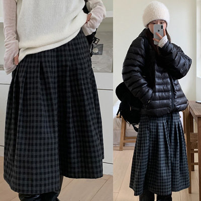 五1214韩国直邮alit-tle-b-- 短中长裙5063854区浪漫冬款英伦新款