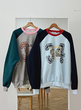 八1130韩国东大门运动户外卫衣区4508820直邮档口人气独特秋季