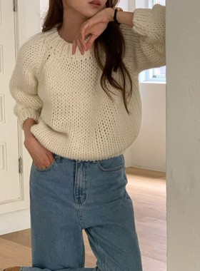 九1108韩国东大门毛衣区Notice-8693266复古正品知性休闲欧美直邮