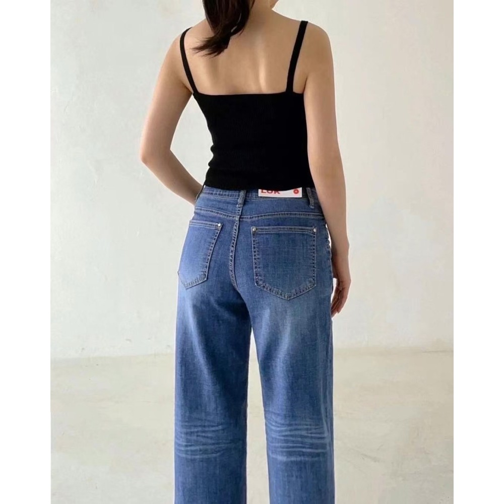 九0704韩国东大门运动牛仔裤区HowLuk-8577024甜美复古秋夏街头