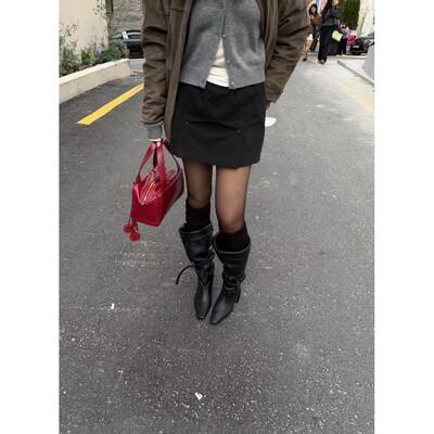 九1108韩国东大门裤子裙裤区Wearable-8692115学院冬季简洁正品